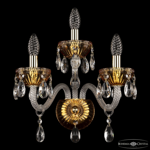Бра 5417B/2+1/165 G Amber/M-1G Bohemia Ivele Crystal (Богемия Ивеле Кристалл) Бра 5417B/2+1/165 G Amber/M-1G Bohemia Ivele Crystal (Богемия Ивеле Кристалл)