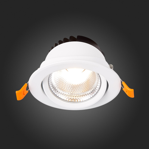 ST211.538.10.36 Св-к встр. Белый LED 1*10W 3000K 750Lm Ra80 36° IP20 D109xH65 220-240V Встраиваемые светильники фото 3