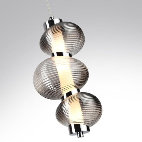 5096/12L L-VISION ODL25 361 хром/дымчатый градиент/металл/стекло Подвес LED 12W 4000K 1492Лм BRUCO фото 5 5096/12L L-VISION ODL25 361 хром/дымчатый градиент/металл/стекло Подвес LED 12W 4000K 1492Лм BRUCO фото 5