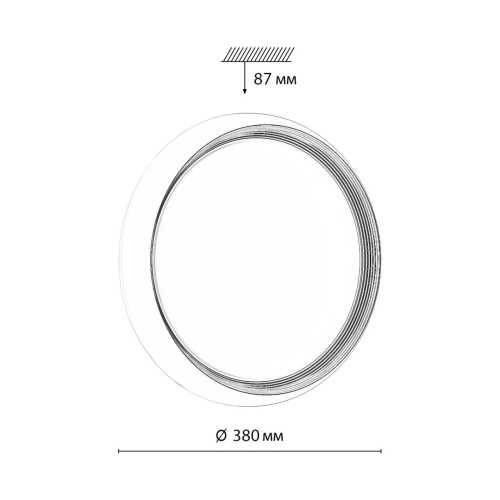 7650/DL PALE SN 141 Светильник пластик/белый/золотой LED 48Вт 4000К D380 IP43 TOFIQ WHITE 7650/DL PALE SN 141 Светильник пластик/белый/золотой LED 48Вт 4000К D380 IP43 TOFIQ WHITE