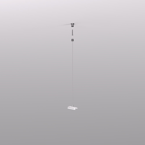 TR2126-WH Механический подвес для трека SMART BASE, IP20, 1.5м, белый, алюминий фото 4