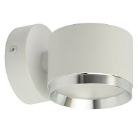 Светильник  настенный Feron HL4598  Barrel DUET 12W, 230V,GX53, белый + хром IP20