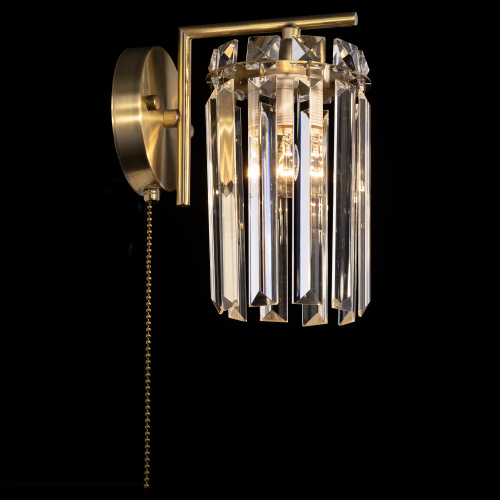 Citilux AXIS CL313413 Бра хрустальное с выключателем Бронза фото 7 Citilux AXIS CL313413 Бра хрустальное с выключателем Бронза фото 7