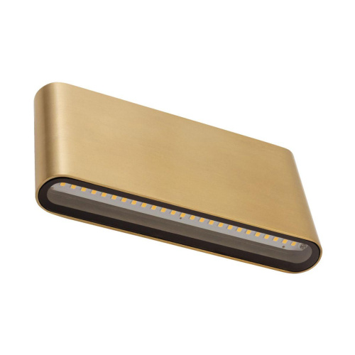 Уличный настенный светильник Nowodvorski Semi Led M Brass 11366 Уличный настенный светильник Nowodvorski Semi Led M Brass 11366