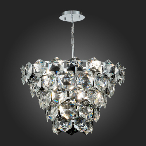 SL1631.103.09 Люстра подвесная ST-Luce Хром/Прозрачный E14 9*40W VITERBO фото 9 SL1631.103.09 Люстра подвесная ST-Luce Хром/Прозрачный E14 9*40W VITERBO фото 9