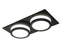 Комплект встраиваемого светильника Ambrella light Techno Spot XC7636041 SBK/FR черный песок/белый матовый (C7636, N7121)