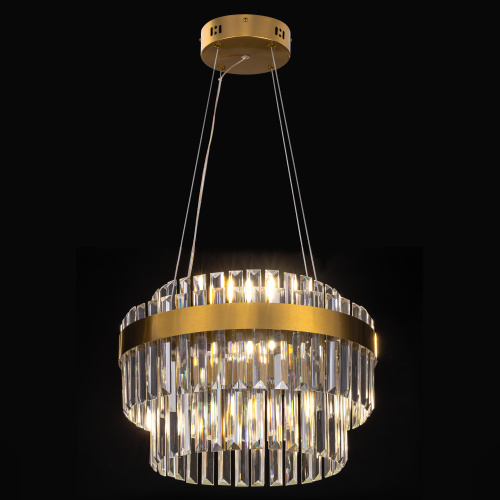 Citilux Sheldon CL339143 LED Люстра хрустальная с пультом Бронза фото 6 Citilux Sheldon CL339143 LED Люстра хрустальная с пультом Бронза фото 6