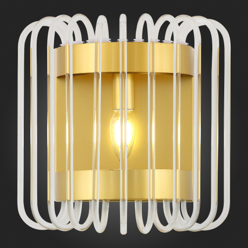 SL1228.201.01 Бра ST-Luce Золотистый/Прозрачный E14 1*40W GROSSETO фото 6 SL1228.201.01 Бра ST-Luce Золотистый/Прозрачный E14 1*40W GROSSETO фото 6