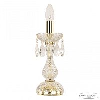 Настольная лампа с хрустальными подвесками 105L/1-27 G Bohemia Ivele Crystal (Богемия Ивеле Кристалл)