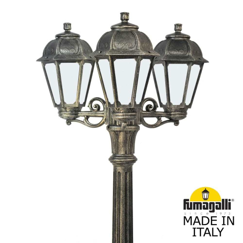 Fumagalli Садово-парковый фонарь FUMAGALLI RICU BISSO/SABA 3L K22.157.S30.BYE27 фото 2 Fumagalli Садово-парковый фонарь FUMAGALLI RICU BISSO/SABA 3L K22.157.S30.BYE27 фото 2