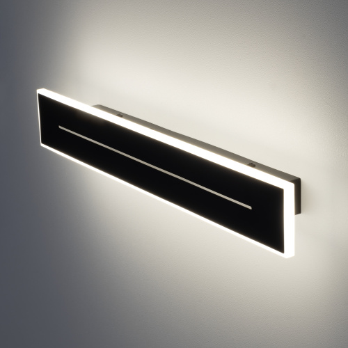 Citilux Тринити CL238641 Настенный светодиодный светильник Чёрный фото 4 Citilux Тринити CL238641 Настенный светодиодный светильник Чёрный фото 4
