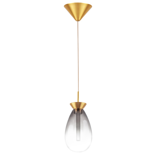 805118 Люстра COLORE LED 1х4W 220LM ЗОЛОТО/ДЫМЧАТЫЙ 3000K
