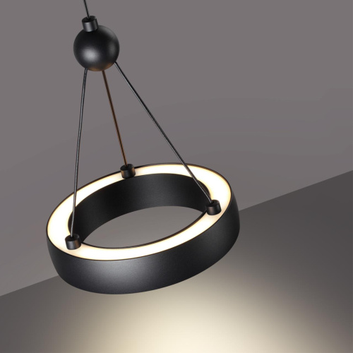 359396 OVER NT24 278 черный Светильник подвесной светодиодный, длина провода 2м IP20 LED 12W вниз/5W вверх 220V 1360Лм 3000K TURN фото 4 359396 OVER NT24 278 черный Светильник подвесной светодиодный, длина провода 2м IP20 LED 12W вниз/5W вверх 220V 1360Лм 3000K TURN фото 4