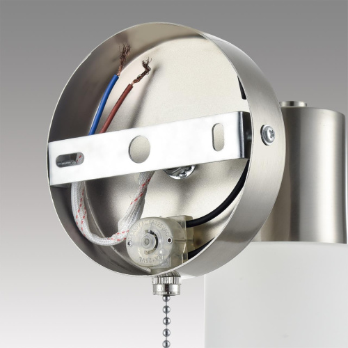 8099/1W COMFI LN26 105 никель/белый металл/стекло Бра Е14 1*40W 220V MAVE фото 6 8099/1W COMFI LN26 105 никель/белый металл/стекло Бра Е14 1*40W 220V MAVE фото 6