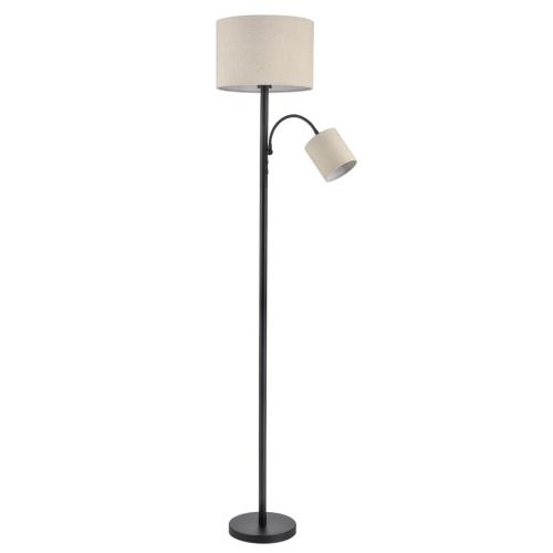 8042/2F MODERNI LN26 463 черный/бежевый, металл/текстиль Торшер Е27 1*60W + Е14 1*40W 220V KAYA 8042/2F MODERNI LN26 463 черный/бежевый, металл/текстиль Торшер Е27 1*60W + Е14 1*40W 220V KAYA