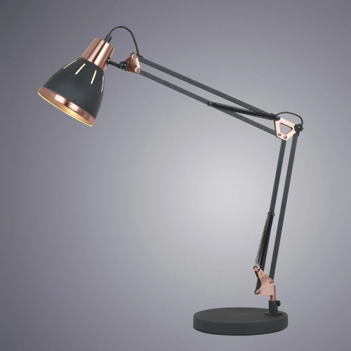 Офисная настольная лампа Arte Lamp PIXAR A2246LT-1BK фото 2 Офисная настольная лампа Arte Lamp PIXAR A2246LT-1BK фото 2