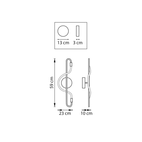 Бра Corinto Lightstar 637653 фото 3