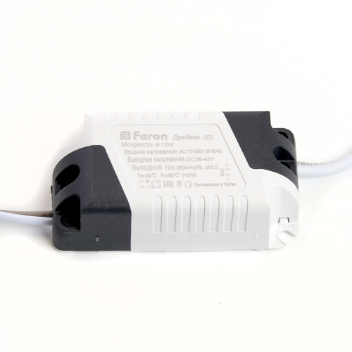 Светодиодный светильник Feron AL500 встраиваемый 12W 4000K белый фото 3