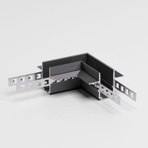 Slim Magnetic Коннектор угловой для встраиваемого шинопровода под ГКЛ 12,5мм черный 85212/00 85212/00 фото 2 Slim Magnetic Коннектор угловой для встраиваемого шинопровода под ГКЛ 12,5мм черный 85212/00 85212/00 фото 2