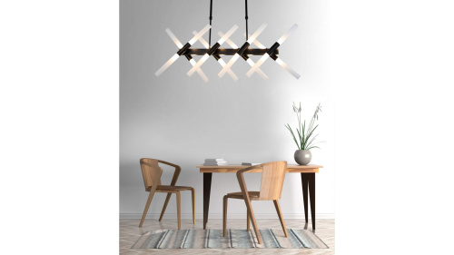 Подвесной светильник Lumina Deco Alford LDP 6036-16 BK фото 3