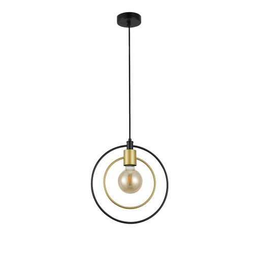 Подвесной светильник Escada 1162/1S E27*40W Black/Gold фото 3