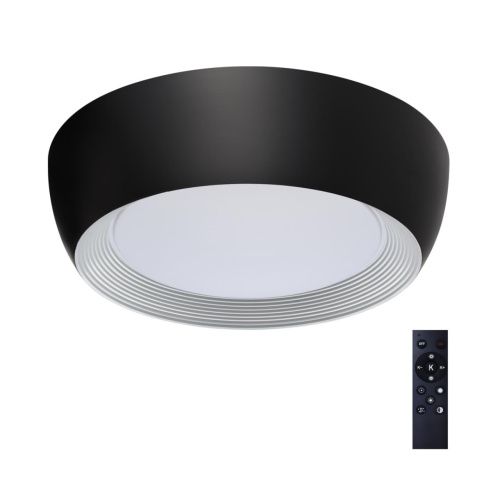 7716/54L AVRA LED SN 590 Светильник металл/акрил/белый/черный LED 54Вт 3000-6500К D500 IP20 пульт ДУ CRONUS 7716/54L AVRA LED SN 590 Светильник металл/акрил/белый/черный LED 54Вт 3000-6500К D500 IP20 пульт ДУ CRONUS