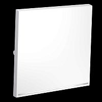 Клавиша для выключателя/переключателя одноклавишного с подсветкой S70 (белый матовый) Voltum VLS000202