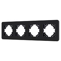 Рамка стеклянная FRM-OMALI-SFGS-4-BK Arlight 049717