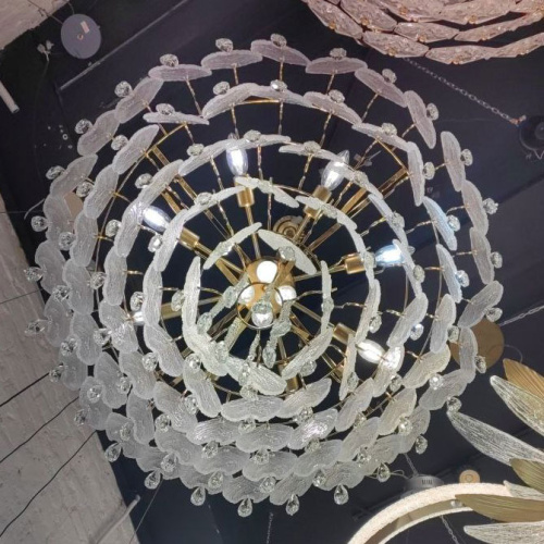 Люстра 6489P/D800 gold/clear фото 4