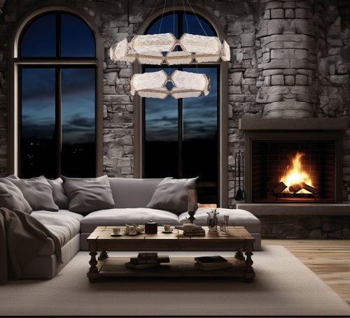 Люстра подвесная Epico Silver FL1150-10P фото 8 Люстра подвесная Epico Silver FL1150-10P фото 8