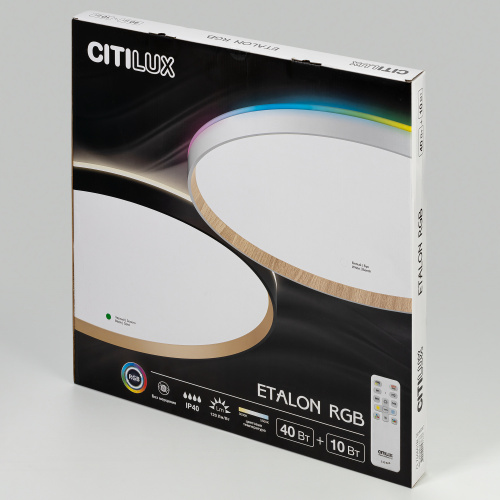Citilux ETALON CL750501R LED RGB Светильник с пультом Чёрный+Золото фото 15 Citilux ETALON CL750501R LED RGB Светильник с пультом Чёрный+Золото фото 15