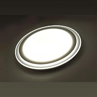 7617/DLN PALE SN 151 Светильник пластик/белый LED 48Вт 3000/4000/6000K D410 IP43 CCT SETTA