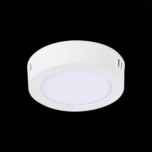 ST112.542.06 Светильник настенно-потолочный Белый LED 1*6W 4000K 370Lm Ra80 120° IP20 D110xH28 90-26 Накладные светильники фото 3
