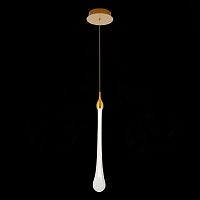 SL6103.203.01 Подвес ST-Luce Золотистый/Прозрачный LED 1*3W 4000K Faenza