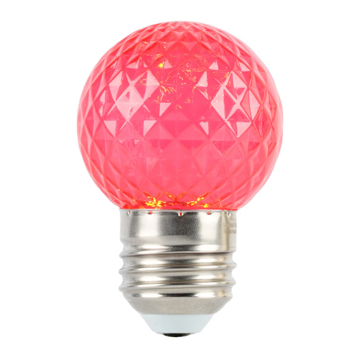 Лампа светодиодная Feron LB-385 Шарик красный прозрачный E27 1W 230V фото 7