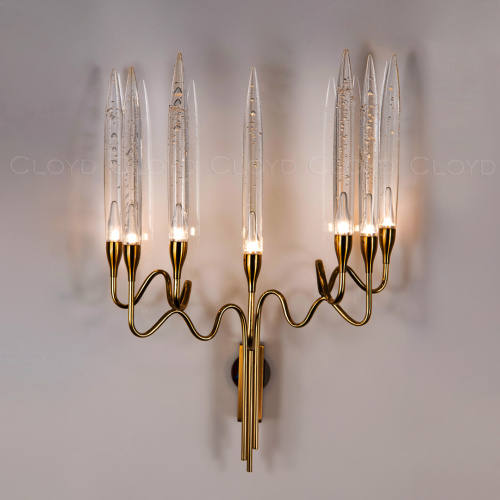 Бра Cloyd ZOAR W7 / выс. 50 см - латунь (арт.20210) Бра Cloyd ZOAR W7 / выс. 50 см - латунь (арт.20210)