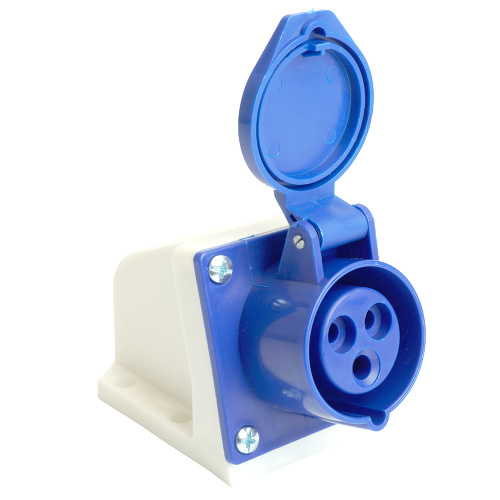 Розетка стационарная ST-113 16А 220В 2P+PE IP44, RST16-113-44, Stekker фото 3