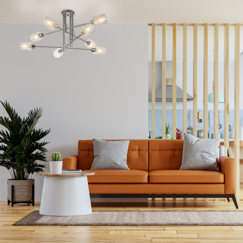 Светильник на штанге Escada 1140/8P E14*40W Silver/Chrome фото 6 Светильник на штанге Escada 1140/8P E14*40W Silver/Chrome фото 6