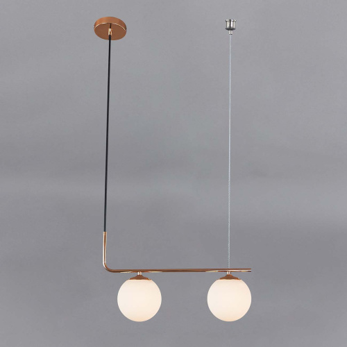 Подвесной светильник Escada 1163/2S E27*5W Black/Gold фото 4