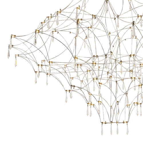 SL6601.103.114 Светильник подвесной ST-Luce Хром/Прозрачный LED 114*0,5W 3000K GRAVETTA фото 3