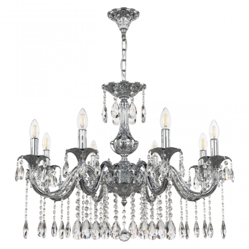 Люстра с хрустальными подвесками AL79101/8/250 A Ni Bohemia Ivele Crystal (Богемия Ивеле Кристалл) Люстра с хрустальными подвесками AL79101/8/250 A Ni Bohemia Ivele Crystal (Богемия Ивеле Кристалл)