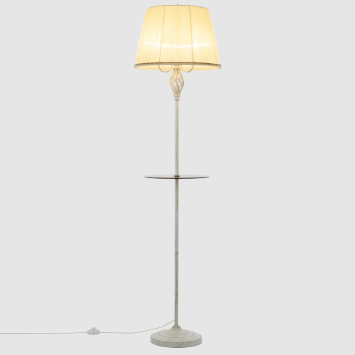 Citilux Вена CL402923T Торшер патина со столиком и кремовым абажуром фото 3 Citilux Вена CL402923T Торшер патина со столиком и кремовым абажуром фото 3