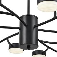 8117/18 COMFI LN26 235 черный, металл Люстра LED GX53 18*7W 220V TORINA