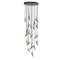 Люстра подвесная Alfa Light F3024-41 BLACK