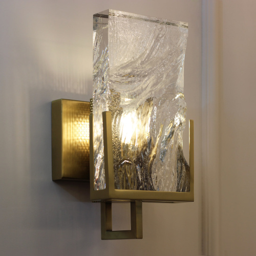 Бра Cloyd MINERAL W1 / выс. 30 см - хрусталь - латунь (арт.20165) фото 2