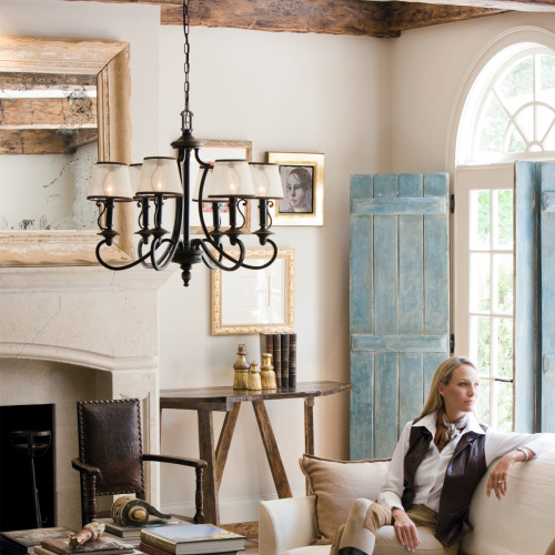 Люстра Hinkley Lighting, Арт. HK-PLYMOUTH6 фото 4 Люстра Hinkley Lighting, Арт. HK-PLYMOUTH6 фото 4