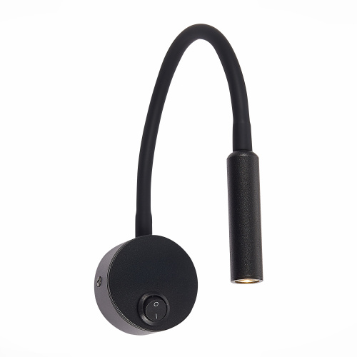 ST653.431.01 Светильник настенный ST-Luce Черный/Черный LED 1*3W 3000K Настенные светильники фото 5