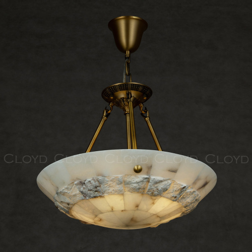 Люстра Cloyd TELEMACH C5 / Ø50 см - алебастр - латунь (арт.12346) фото 4