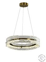 Люстра латунь LED 30Вт D60см Zortes CRIOLLA ZRS.1823.60