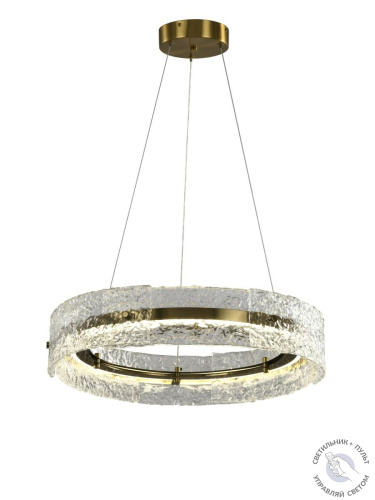 Люстра латунь LED 30Вт D60см Zortes CRIOLLA ZRS.1823.60